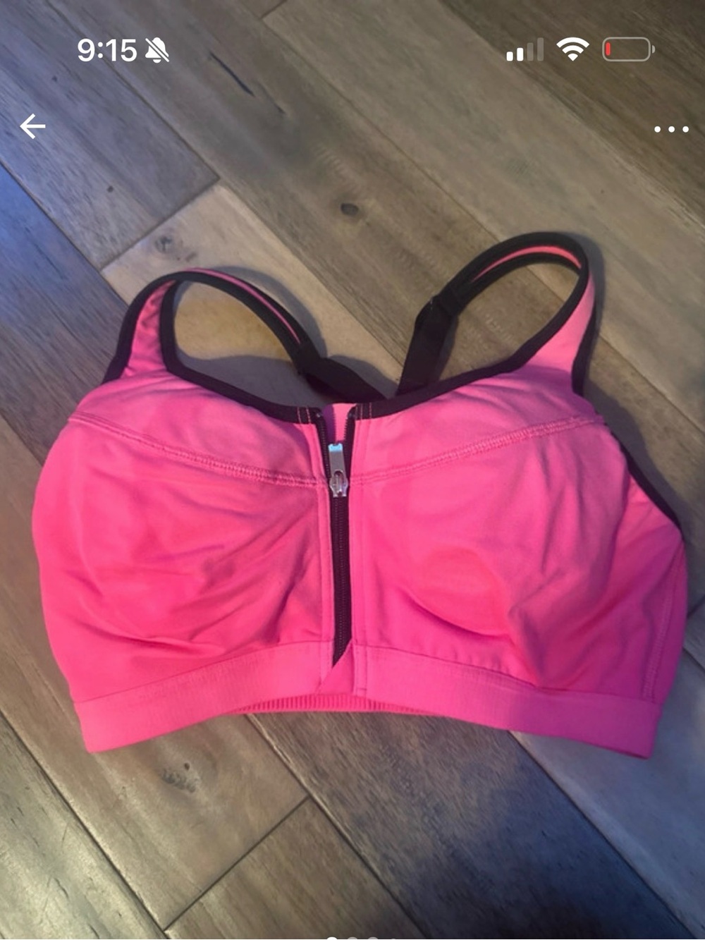 Victoria’s Secret Pink Front-Zip Sports Bra